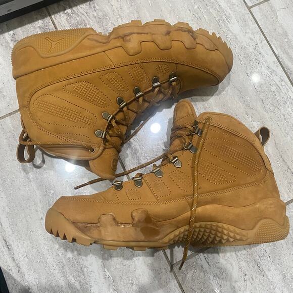 Air Jordan 9 Retro Boot NRG Wheat 2018 Men\'s Size 10 Sneakers w/ Box main image 10